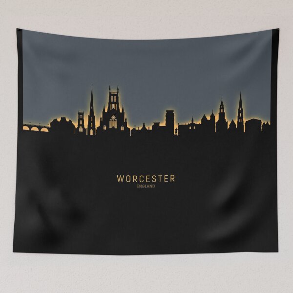 Item preview, Worcester England Skyline designed and sold by ArtPrints.