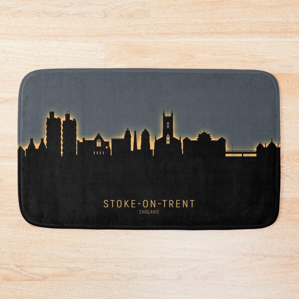 Item preview, Stoke-on-Trent England Skyline designed and sold by ArtPrints.