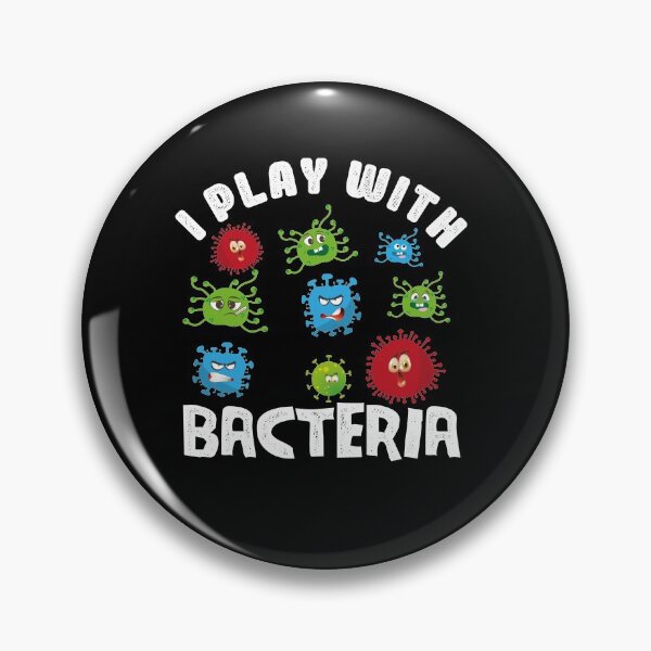 Item preview, I play with bacteria microbiology  designed and sold by creative98desig.
