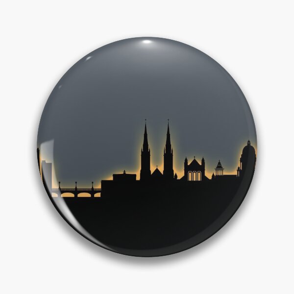 Artikelvorschau, Belfast Northern Ireland Skyline entworfen und verkauft von ArtPrints.