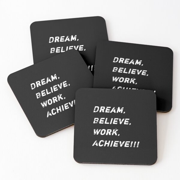 Item preview, Dream, Believe, Work, Achieve designed and sold by merchspiration.