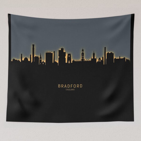 Item preview, Bradford England Skyline designed and sold by ArtPrints.
