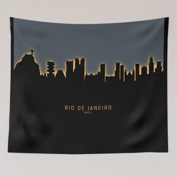 Item preview, Rio de Janeiro Brazil Skyline designed and sold by ArtPrints.