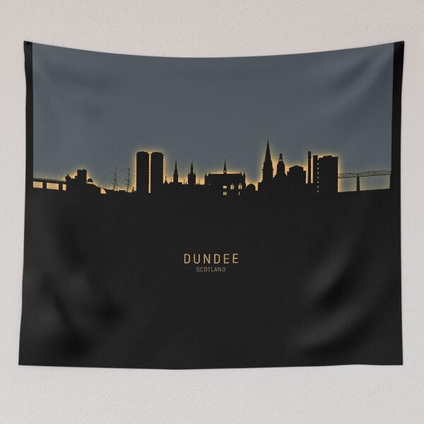 Item preview, Dundee Scotland Skyline designed and sold by ArtPrints.