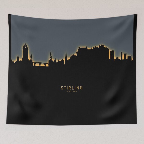 Item preview, Stirling Scotland Skyline designed and sold by ArtPrints.