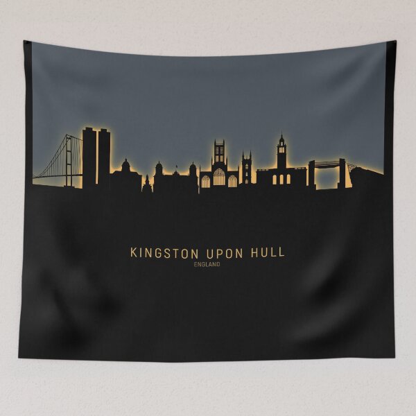 Item preview, Kingston upon Hull England Skyline designed and sold by ArtPrints.