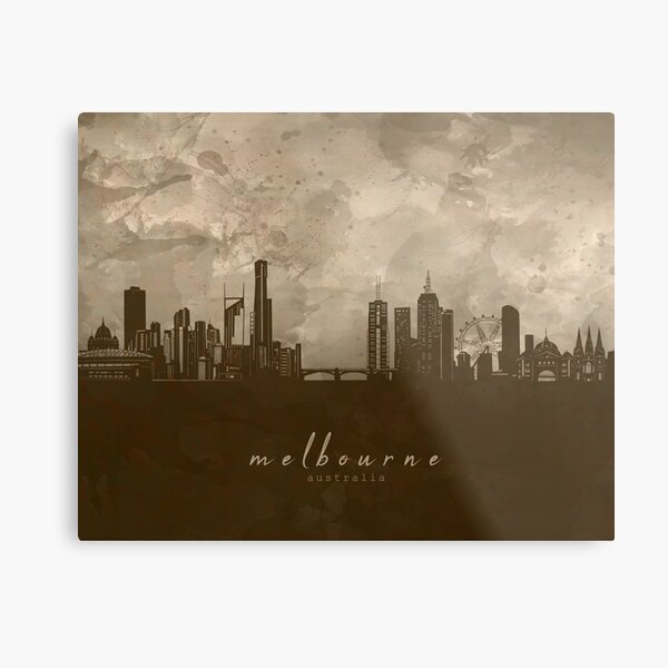Item preview, melbourne skyline designed and sold by BekimART2.