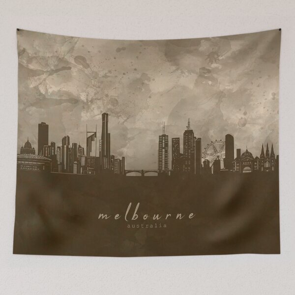Item preview, melbourne skyline designed and sold by BekimART2.