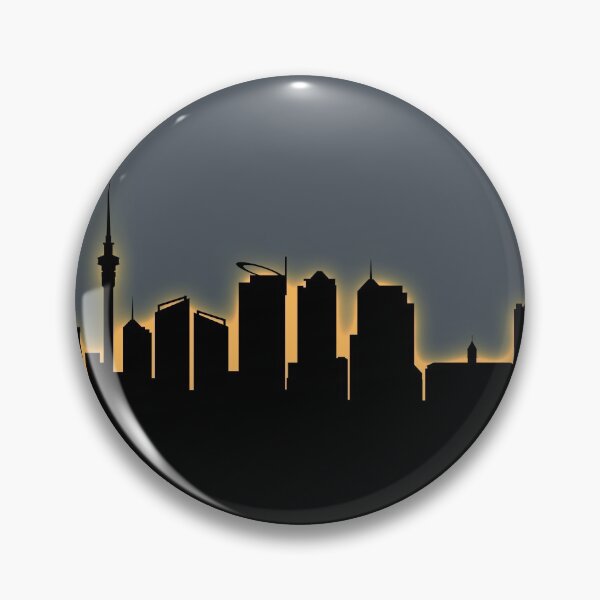 Item preview, Auckland New Zealand Skyline designed and sold by ArtPrints.