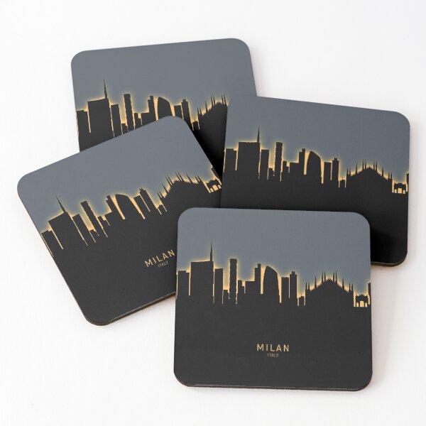 Aperçu de l'œuvre Milan Italy Skyline créée et vendue par ArtPrints.