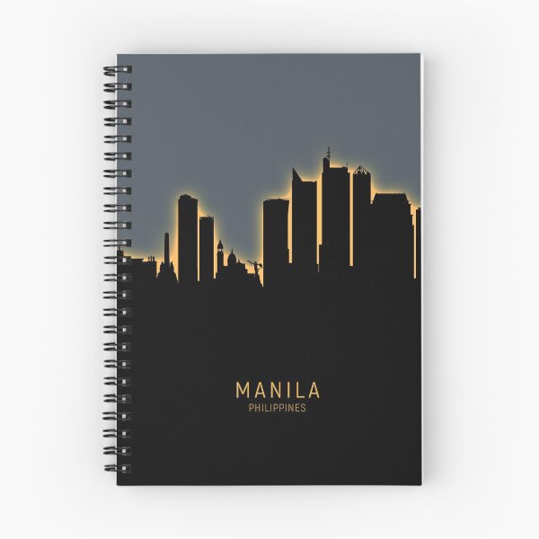 Artikelvorschau, Manila Philippines Skyline entworfen und verkauft von ArtPrints.