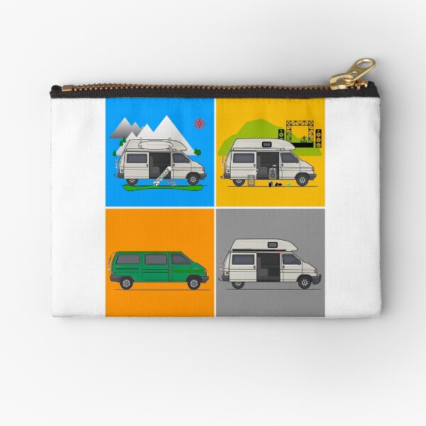 Campervans - Art Zipper Pouch