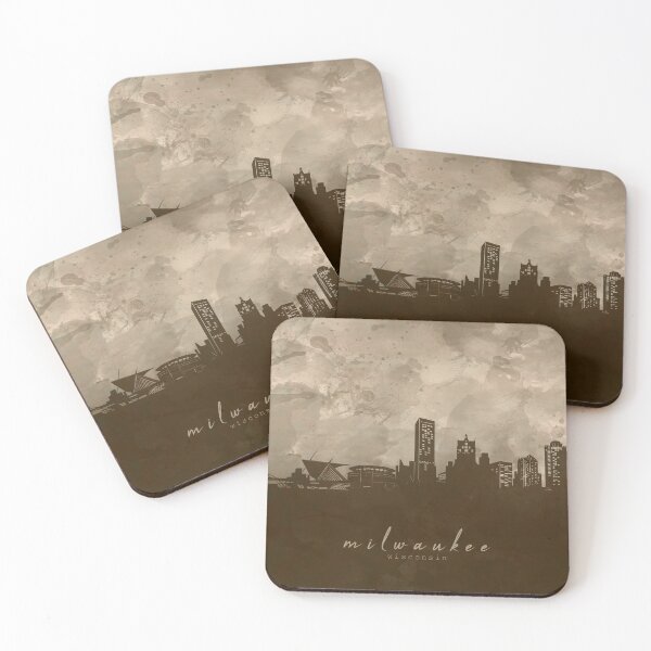 Item preview, milwaukee skyline designed and sold by BekimART2.