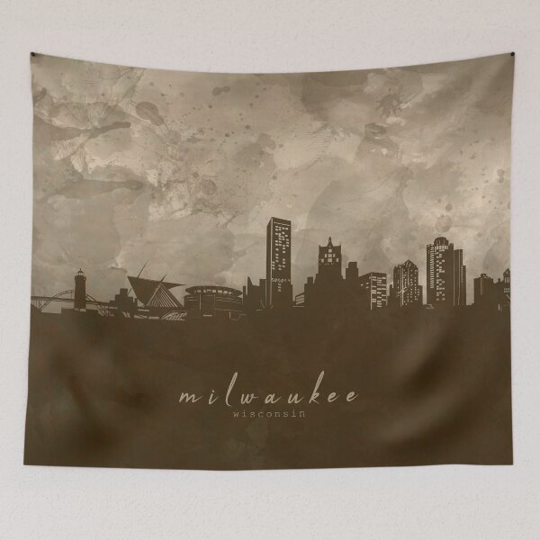 Item preview, milwaukee skyline designed and sold by BekimART2.