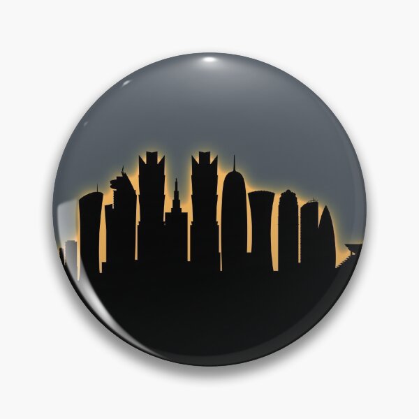 Item preview, Doha Qatar Skyline designed and sold by ArtPrints.