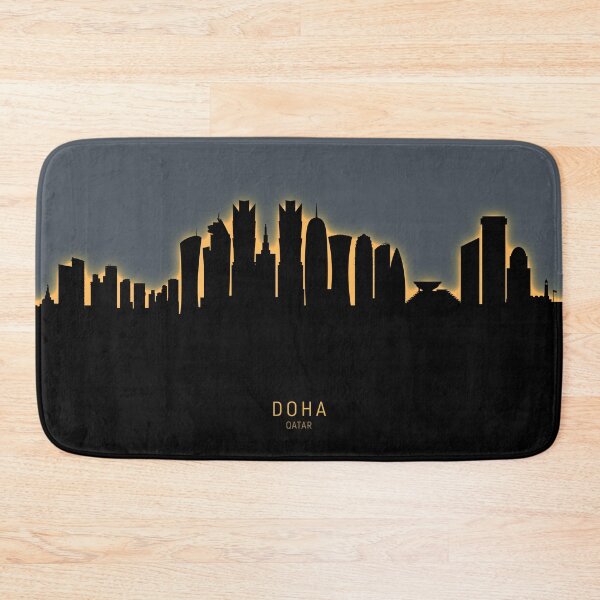 Item preview, Doha Qatar Skyline designed and sold by ArtPrints.