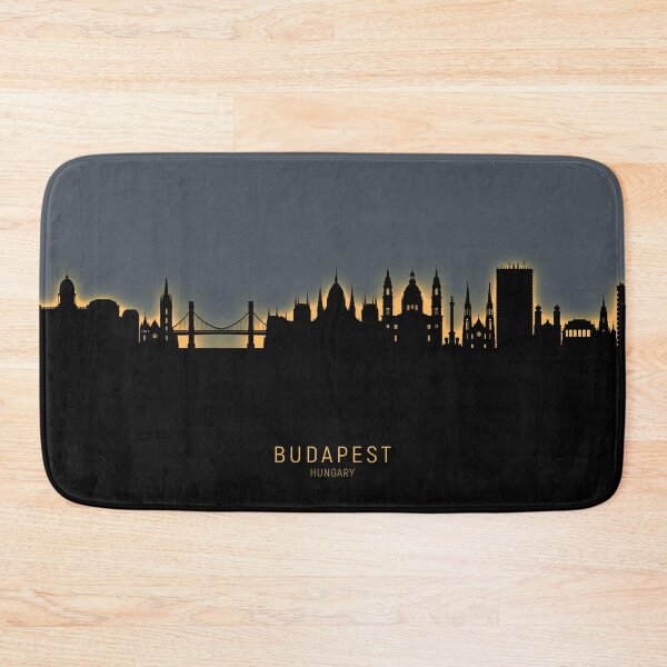 Item preview, Budapest Hungary Skyline designed and sold by ArtPrints.