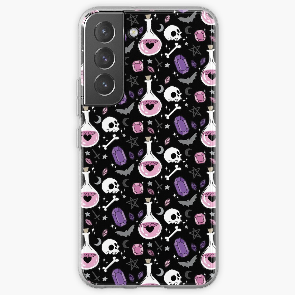 Crystals and Skulls Samsung Galaxy Phone Case
