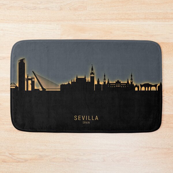 Item preview, Sevilla Spain Skyline designed and sold by ArtPrints.