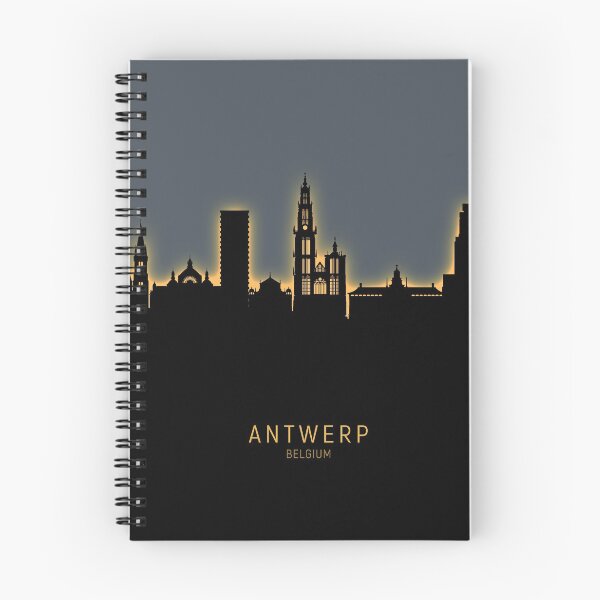 Item preview, Antwerp Belgium Skyline designed and sold by ArtPrints.