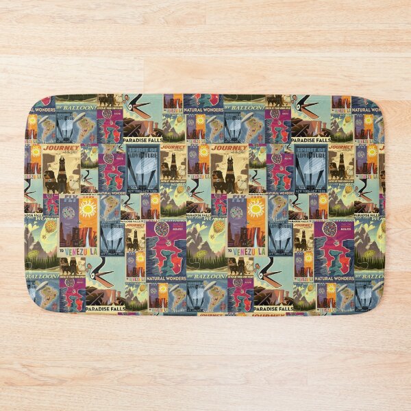 Item preview, Paradise Falls Travel Posters designed and sold by Rainbows Galore.