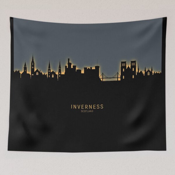 Item preview, Inverness Scotland Skyline designed and sold by ArtPrints.