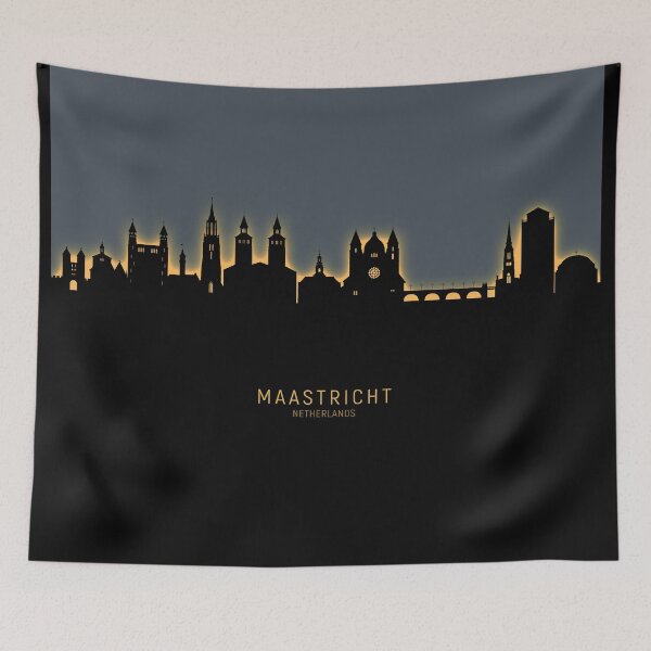 Item preview, Maastricht The Netherlands Skyline designed and sold by ArtPrints.