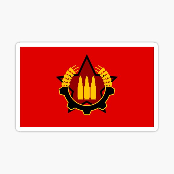 Item preview, Socialist Rifle Flag designed and sold by On-Fire.
