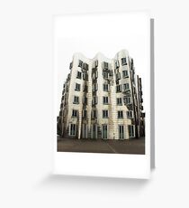Gehry Building, Dusseldorf Greeting Card