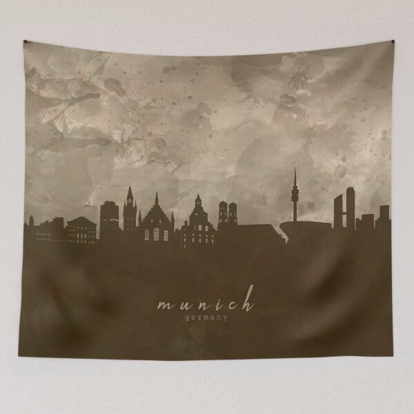 Item preview, munich skyline designed and sold by BekimART2.