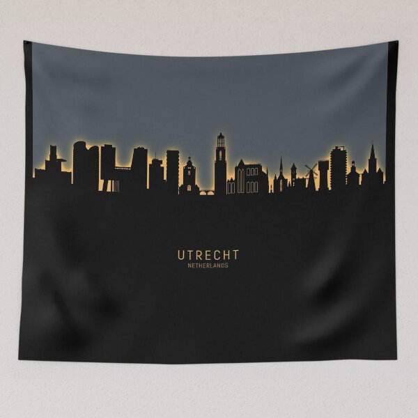 Item preview, Utrecht The Netherlands Skyline designed and sold by ArtPrints.