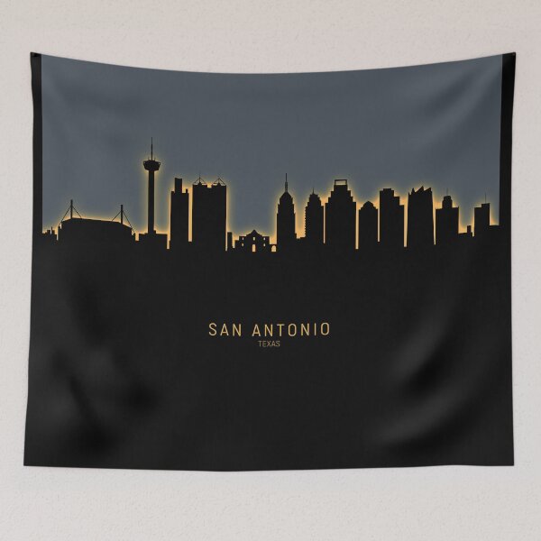 Item preview, San Antonio Texas Skyline designed and sold by ArtPrints.