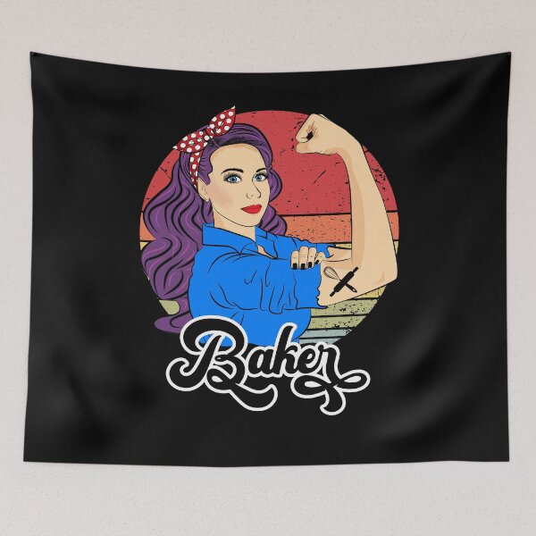 Item preview, Baker Female Gift Bakery Vintage designed and sold by ZNOVANNA.