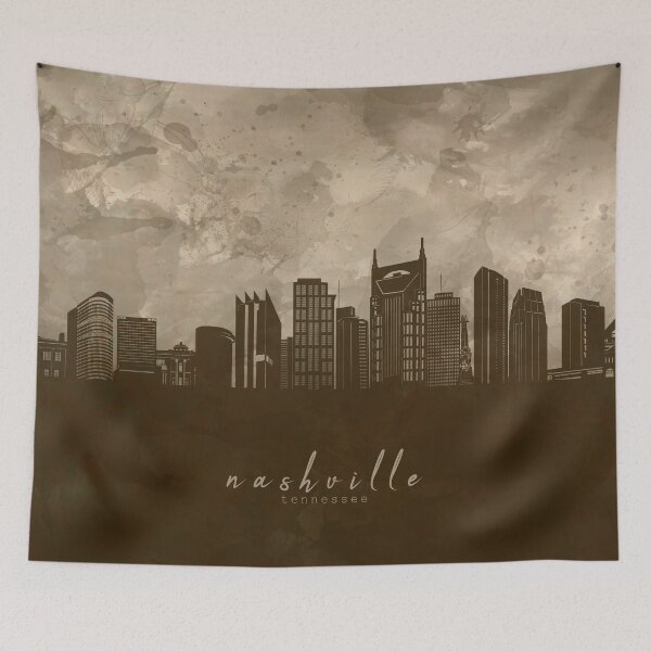 Item preview, nashville skyline designed and sold by BekimART2.