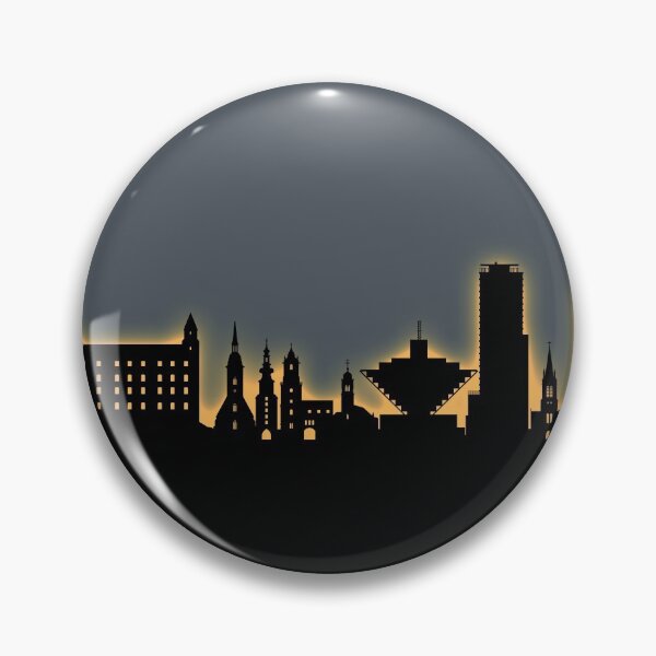 Item preview, Bratislava Slovakia Skyline designed and sold by ArtPrints.