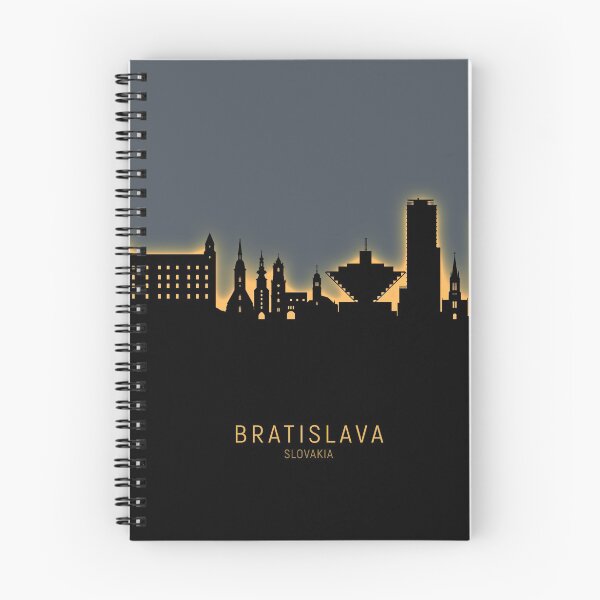 Item preview, Bratislava Slovakia Skyline designed and sold by ArtPrints.