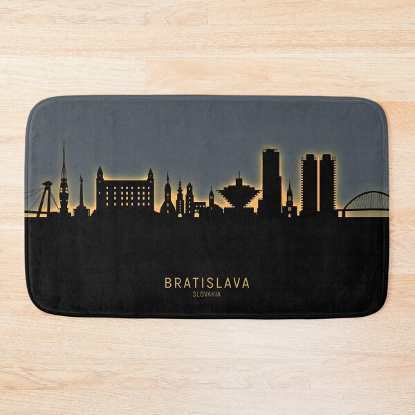 Item preview, Bratislava Slovakia Skyline designed and sold by ArtPrints.