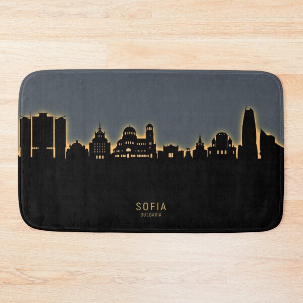 Item preview, Sofia Bulgaria Skyline designed and sold by ArtPrints.