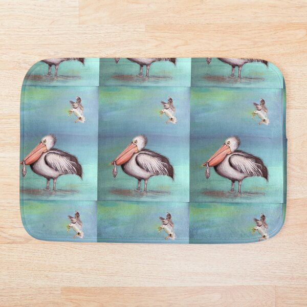 Fish and chips Bath Mat