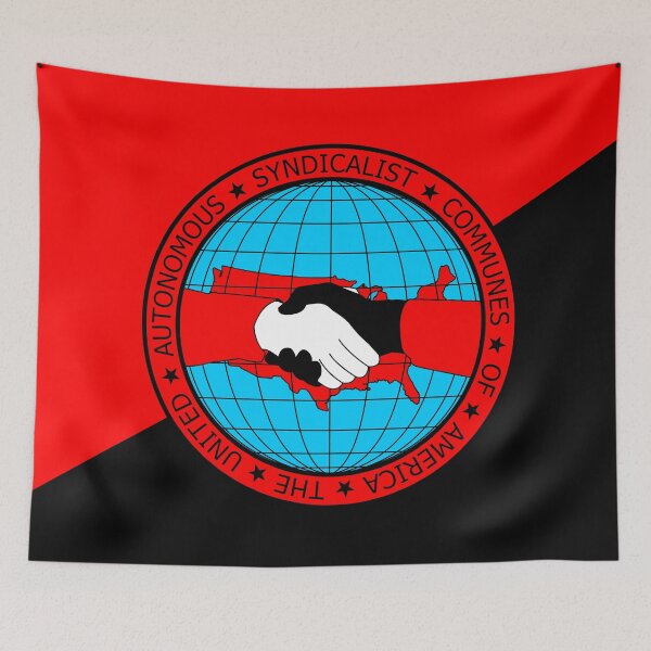 Item preview, Syndicalist Communes of America Flag designed and sold by On-Fire.