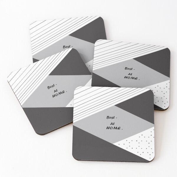 Item preview, Best, at home. Shapes decor 6. minimal. line. abstract, black, silver, white, collage. minimal. line. designed and sold by PrintedDreams.