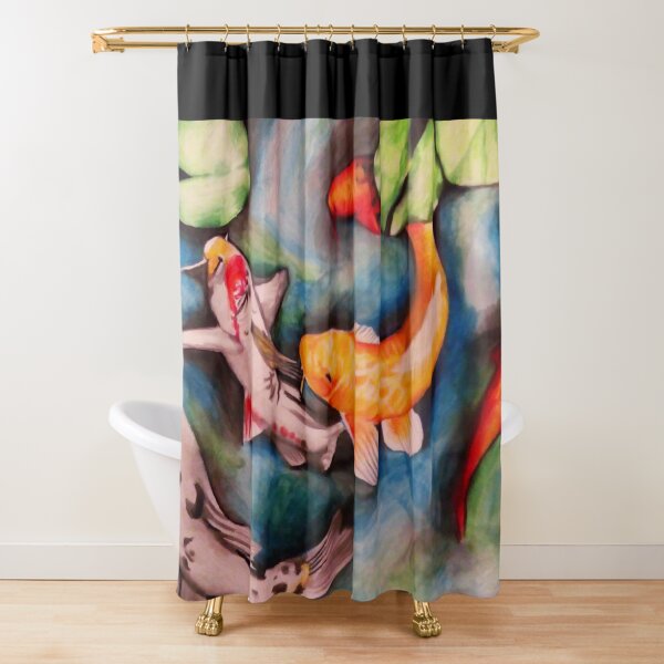 "Koi carp" Shower Curtain for Sale by MilaDierksen Redbubble