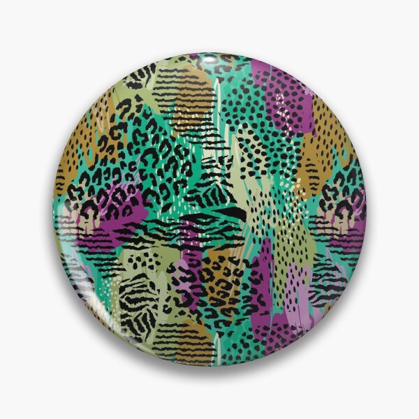 Item preview, Purple & Green Animal Print designed and sold by Rainbows Galore.