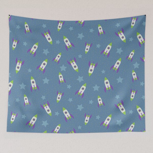 Item preview, Rocket Ships designed and sold by Rainbows Galore.