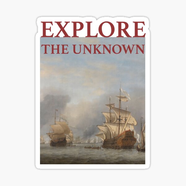 Ships at sea Sticker