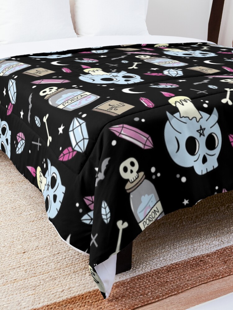 Alternate view of Devil's Skull Comforter
