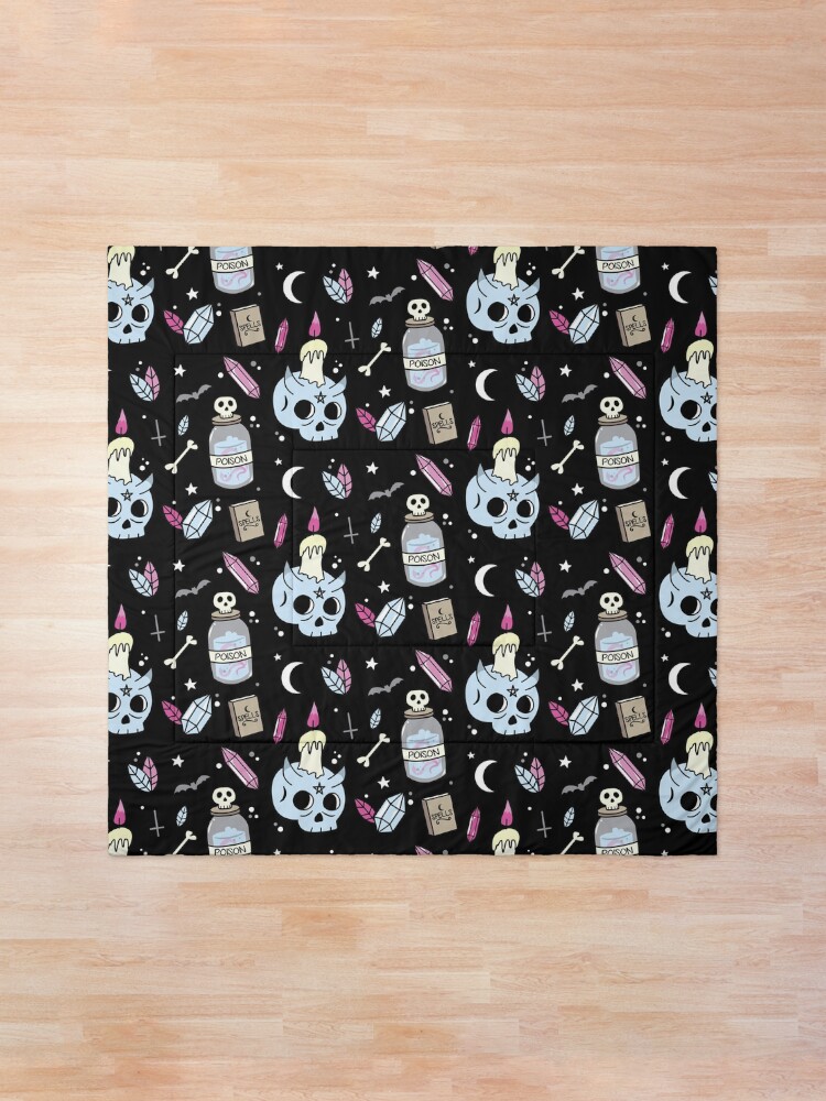Alternate view of Devil's Skull Comforter