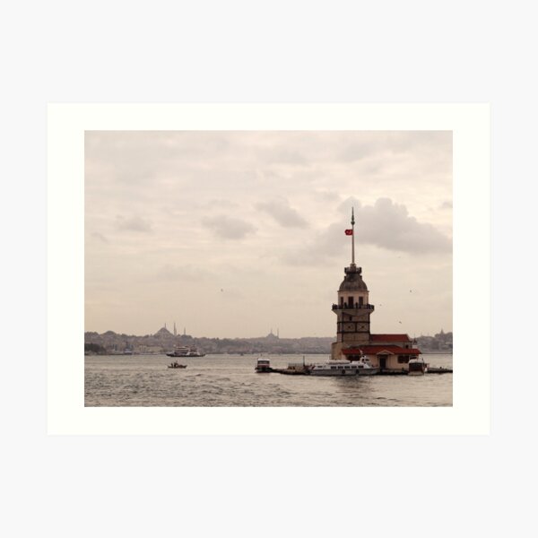 Leander tower (Kız Kulesi) - Üsküdar Art Print