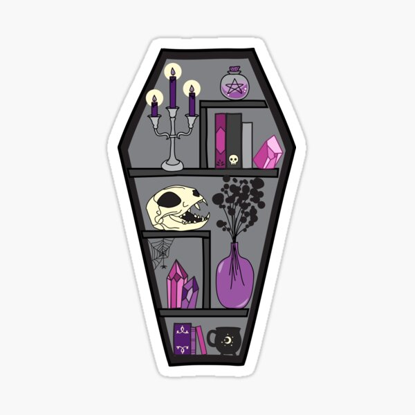 Small Coffin Case Sticker