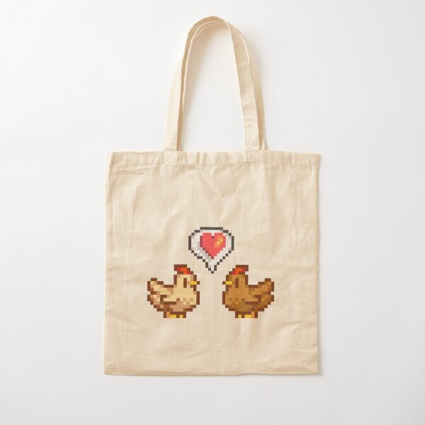 Stardew Valley Chicken Love Baumwolltasche